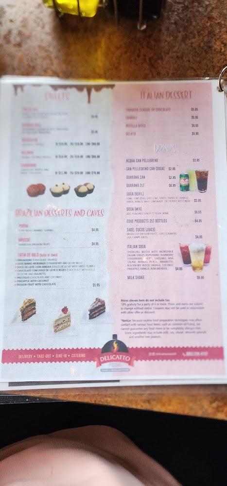 Delicatto Brazilian & Italian Cuisine Menu image 4