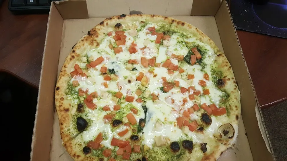 Pesto Chicken Pizza